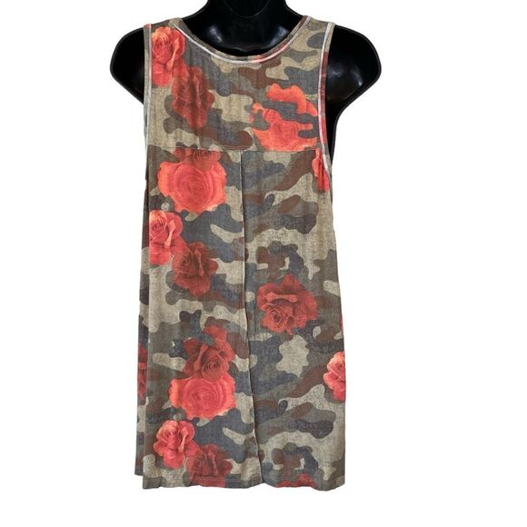 2pc Peace Love World “I Am Blessed” Velvet Bomber Jacket & Floral Camo Tank Set - Picture 15 of 16